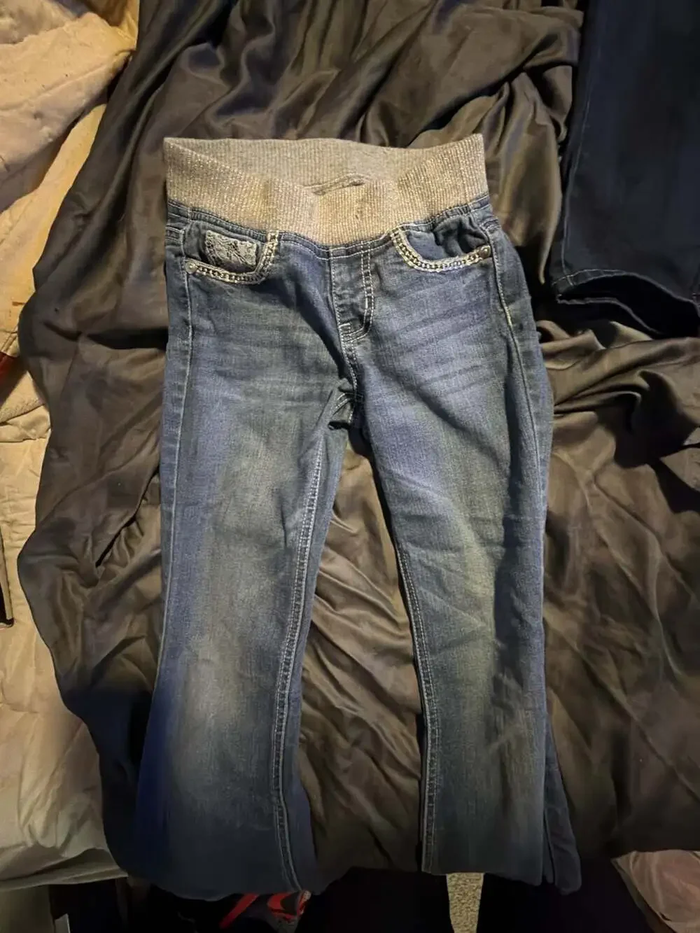 Girls Size 8 Assorted Denim jeans and shirts